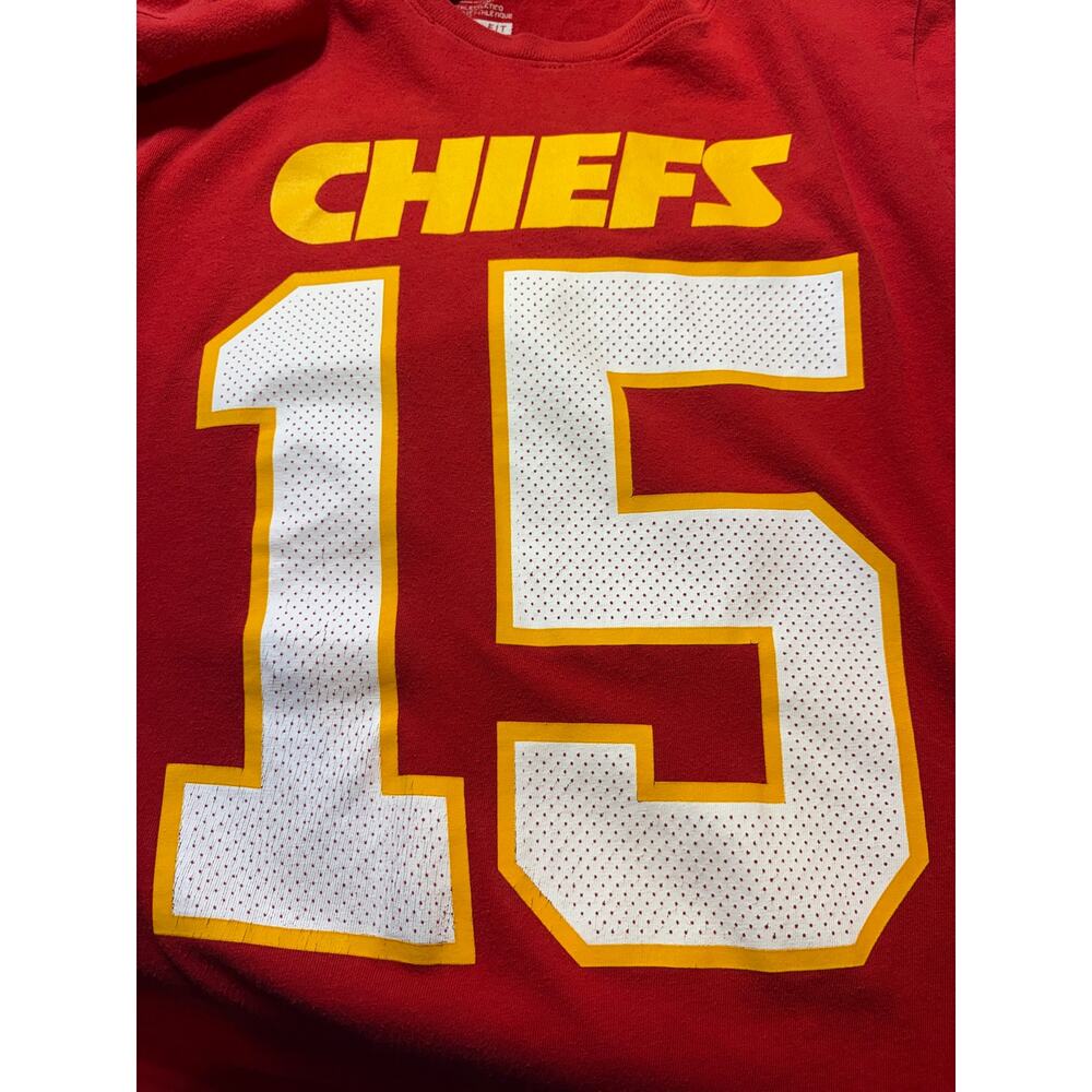 Patrick Mahomes Nike Kansas City Chiefs #15 Red T-Shirt Size M - Picture 4 of 16